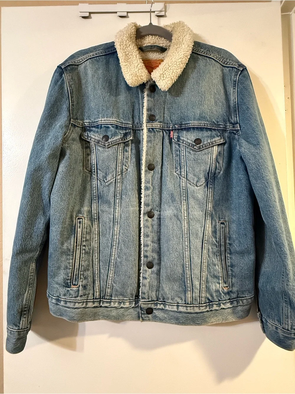 Levi’s Men's Sherpa-Lined Denim Jacket
